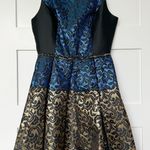 Belle Badgley Mischka Metallic Sleeveless Dress Photo 0