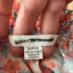 American Eagle 💥🆕 ShortSleeve Openback Tie Waist Floral Print Romper S🆕 Photo 6