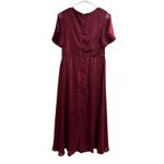 Ever Pretty  Metallic Fabric V-Neck A-Line Wedding Guest Dress Ruffled Hem Large Photo 9