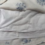 American Eagle  Outfitters White Floral Linen Skirt Photo 1