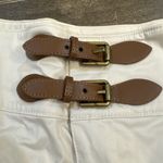 Ralph Lauren Lauren Womens Buckle-Trim Sateen Winter Cream 16 Equestrian Photo 2