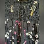 Wallflower Navy Floral Lace Sleeveless Tank‎ Top Womens Size M Blue Size M Photo 1