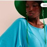 Free People NEW!  Free-est MONA Shorts Romper Size Medium TROPICAL BLUE Turquoise Photo 4