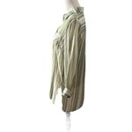 Nanette Lepore  Green Striped Popover Tunic Top M Photo 5