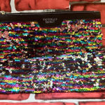 Victoria's Secret Victoria’s Secret Rainbow Sequin Makeup Bag Photo 0