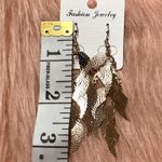 Chandelier Angel Wing Charm Earrings Photo 4