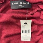 Lane Bryant Burgundy Mock Neck Long Sleeve Snap Detail Tunic Top Plus Size 26 28 Photo 3