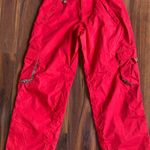 686 Enterprises Ski Unisex Snowboard Pants Studded Boot Hooks Red Photo 0