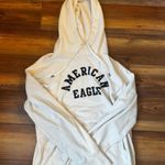 American Eagle  Hoodie Sweatshirt White Photo 0