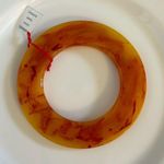 Zahara Mustard/Caramel Acrylic Bangle Orange Photo 0