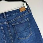 American Eagle Curvy Skinny Kick High Waisted Jeans Sz 12 SHORT Dark Wash Photo 10