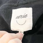 Aerie Cardigan Sweatshirt Sweater Black Medium Photo 2