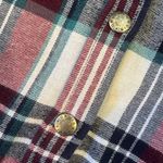 Orvis  Classic Multicolor Striped Shirt lined fleece red blue size large button Photo 1