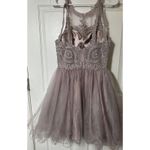Short ForyouDress with Gray Applique for Homecoming Prom Birthday Dama Party Size M Photo 5