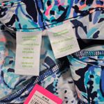 Lilly Pulitzer Malorie High Rise Stretch Pants Party in Paradise Navy Multi 4 Photo 5