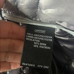 Kensie  Quilted Ombré Purple Gray Shiny Puffer Jacket Coat Size Small Photo 13