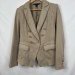 White House | Black Market Beige Scone Casual Trophy Jacket Size 4 Photo 3