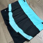 Lululemon Speed Squad Ruffle Skort Shorts Blue Black Size 10 Photo 4