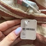 Free People Avery Tunic Top Stripe Slouchy Dolman Sleeve Red Size XS NEW Photo 2