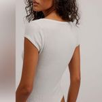 Free People NWT  Intimately Weekend Vibe Tee Bodysuit  COLOR: BLACK  Size: XS Photo 2