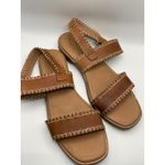 Joie Women's Brown Leather Two Strap Ankle Sandals Size 8 Photo 4
