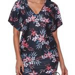 Tropical Escape Bar III Floral Print Caftan Swim Cover-Up, Size L NEW w/Tag Photo 0