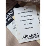 Arianna Black Mesh Floral Overlay Vintage Maxi Skirt size 8 Brown Photo 8