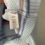 Sugar Moon Baby Blue Cropped Strawberry Cherry Fair Isle Knit Sweater Coquette Photo 3