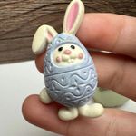 Avon Signed Owl Bird & Easter Bunny With Egg Plastic Brooch Pin Lot Of 2 Photo 8