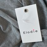 Elodie  Gray Short Sleeve Bodysuit Size Small NWT Photo 2