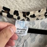 Time And Tru Maternity Women’s Leopard Short Sleeve Midi Dress Size XL (16 Photo 2