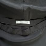 Caractère Women's Black Long Skirt Sz 4 Made Italy Ruffle Hem Elegant Flow Photo 3