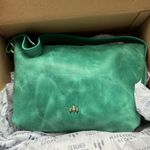 Portland Leather Large Slouchy Shoulder Bag in Reef Green Photo 1