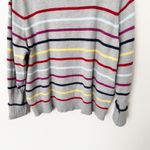 [La Ligne x Target] Gray Rainbow Striped Long Sleeve Crew Neck Sweater Size 2X Photo 8