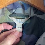 Time & Tru Green Hooded Lightweight Camo Lined Windbreaker Trench JRS 12-14-SM Photo 12