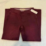 Soft Surroundings  The Ultimate Pullon Relaxed Straight Jeans Size M Purp… Photo 2