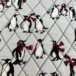 Vera Bradley  Quilted Playful Penguins novelty print Gray Hipster Crossbody Bag Photo 1