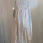 True Craft NWT M pockets Striped Multicolor Sleeveless Dress Photo 2