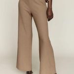 Reformation Agalia Pant Medium Tan Swirl Textured Photo 1