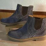 Comfortiva Align Raya Suede Washed Indigo Booties Blue Size 11 Photo 3