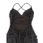 Windsor Starlit Nights Lace Sequin Lace Up Mini Black Homecoming Formal Dress XS NEW Photo 5