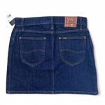 Lee Dark Wash Denim Mini Skirt Size 30 Western Girly Casual Spring NWT Photo 1