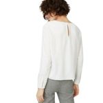 Club Monaco Brixxtun Shirt Chemise Long Sleeve Blouse White Size XS NEW Photo 2