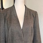 LAFAYETTE 148 NEW‎ YORK Wool Silk Blend Blazer Size 12 Brown Photo 1