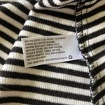 Merona  Black & White Striped Skater Dress Photo 5