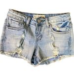 Angel Kiss  Girls Mid-Rise Destroyed Jean Shorts Size 0 Photo 0