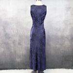 All that jazz Vtg Dress Size 9/10 Purple Jacquard Bias Cut Fairy Grunge Glam 90s Photo 5