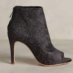 Joie  Edison Calf Hair Peep-Toe Bootie Shootie Photo 2