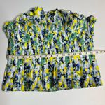 White House | Black Market pleated floral bustier top floral design Photo 4