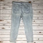 American Eagle 💛 Curvy Hi-Rise Jegging Light Sz 24 Photo 5